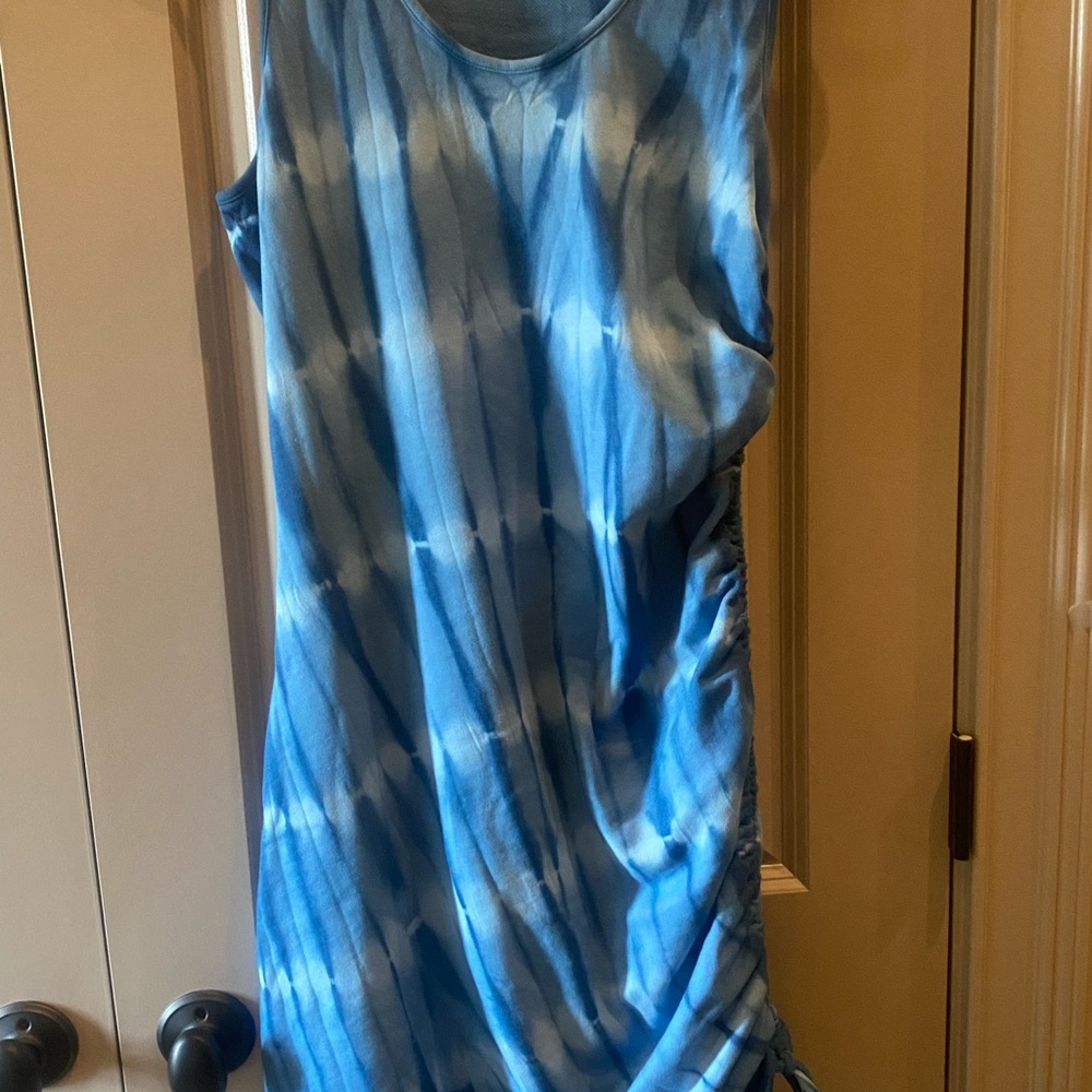 Summer tie-dyed casual dress